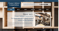 Desktop Screenshot of evanscabinet.com
